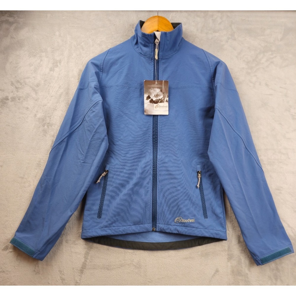 Cloudveil‎ Women's Cyclone Soft Shell Plus Serendipity Jacket Medium Blue